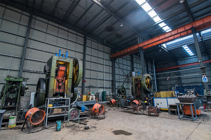 牡丹江网架配件-锥头加工车间